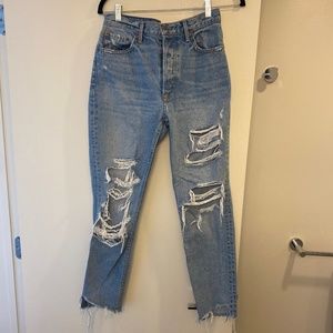 Grlfrnd jeans- high waisted boot cut
